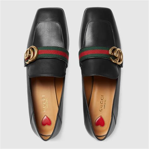 gucci loafers fold back|women's gucci loafers.